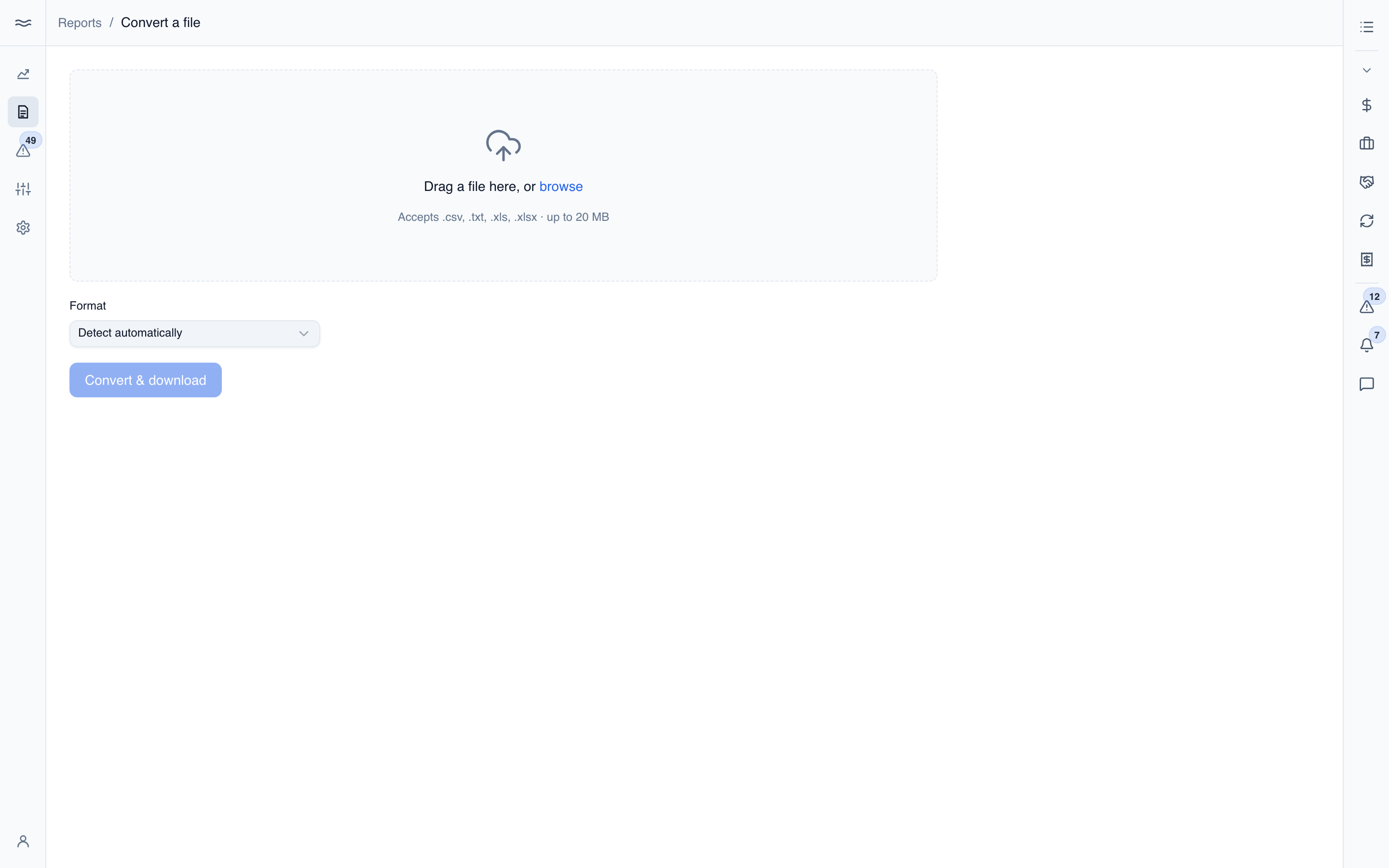 Convert a file